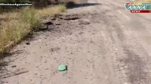 Новое. Луганск. Освобожденная Новосветловка. Разбитые позиции укров. 03.09.2014.