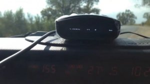 SILVERSTONE MONAKO-S (сигнатурный радар-детектор),режим ТРАССА тестируем на БИНАР в лоб и в спину