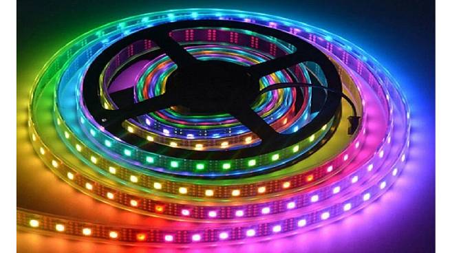 Обзор на Светодиодную, гибкую ленту с USB коннектором (1м, разноцветная) (Lamper) смотреть онлайн