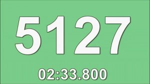 Colorful Numbers 1 to 10000 with stopwatch