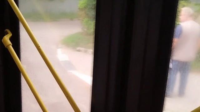 Поездка на автобусе "ЛиАЗ 5292.60" от остановки «Музыкальная школа» до «Насосная». Много людей! смотреть онлайн