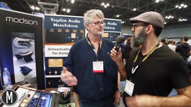 AES 2017 - Moving Knob Compressor with Tegeler Audio Manufaktur смотреть онлайн