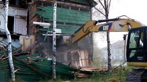 Снос расселенных домов в Петрозаводске