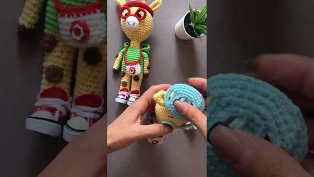 #вязание #мотивация ☀️игрушка крючком. Мк в комментарии смотреть онлайн