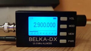 Belka-DX+ антенна AOR LA400. Хулиганы  на 2900 кгц вещают о том, о сем...