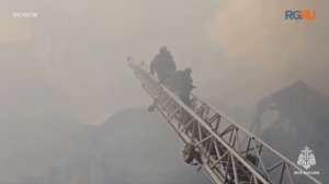 Пожар охватил Хабаровский краевой музыкальный театр