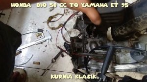 HONDA DIO BORING  GENERATOR / ENGINE MODIPIED HONDA DIO 50 TO 95 CC 2 SROKE ENGIN GENERATOR