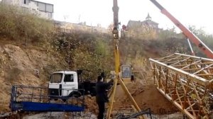 Автокраны в Украине. Работа автокрана КС 55727-1 МАШЕКА 25 тонн, стрела 28 метров