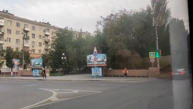 Поездка на автобусе Volgabus 5270.02 по маршруту №2, Волгоград смотреть онлайн