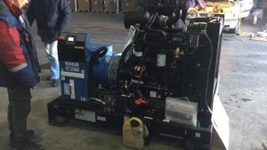 Тестовый запуск ДГУ SDMO J66 перед отгрузкой Заказчику