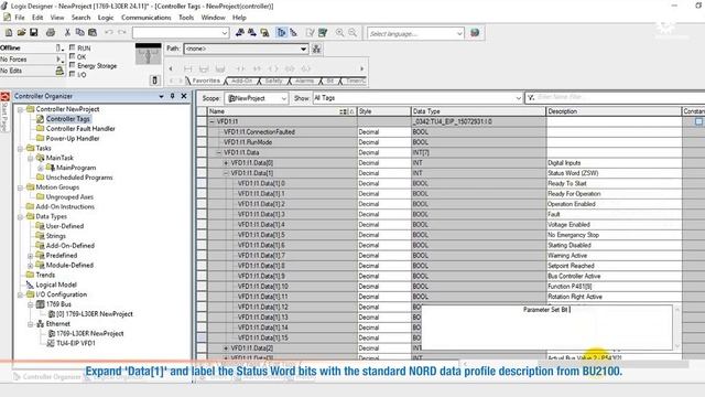 NORD DRIVESYSTEMS | HOW-TO | NORDAC – ETHERNET/IP drive integration смотреть онлайн