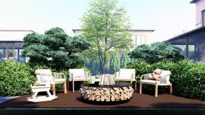 Дубрава. Костровая зона в ландшафте