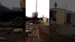 кран падает!!!