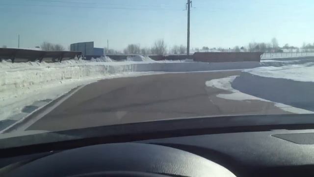 Картодром Маяк - состояние трассы на 22 февраля 2013 смотреть онлайн