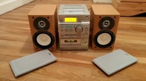 Sony CMT-CP500MD Micro HiFi with Minidisc Recorder, CD, Cassette Tape and Radio Tuner