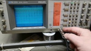Philips PM3350A oscilloscope 2ch 60Mhz Analog-Digital repair power supply