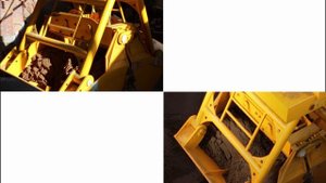 Грейфер двухчелюстной моторный в работе