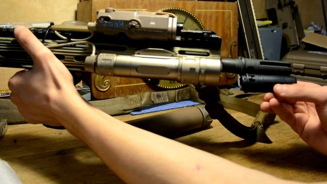 AngryGun SOCOM556 глушитель для страйкбола