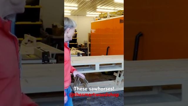 These sawhorses