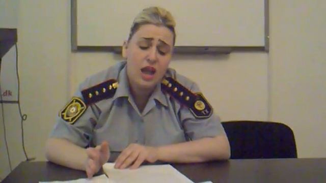 Обращение капитана полиции к Ильхаму Алиеву смотреть онлайн