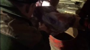 Тест ножа из нержавеющего булата от мастера Пампуха модель 083