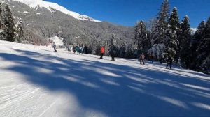 Горнолыжный курорт Архыз 2024 (северные склоны). Огромные скорости! #горныелыжи #архыз