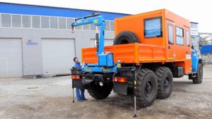 Вахтовый автобус Урал NEXT 10 мест. КМУ ИМ-20