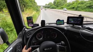 POV Driving DAF XF480 - Coventry