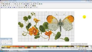 Pattern Maker v4 Pro - вышивка с экрана монитора