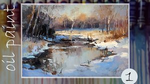 Пишу этюд маслом \ I am painting a sketch in oil