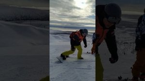Разгрузка вниз сноуборд ( Василий Седельников)