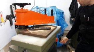 Пресс вырубочный X626 12T. Запуск.