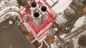 Дымовая труба 60 метров г. Мытищи