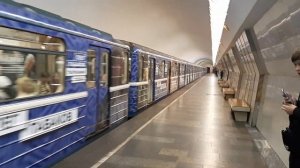 Станция м.Сухаревская Тематический поезд Олег Табаков Номерной