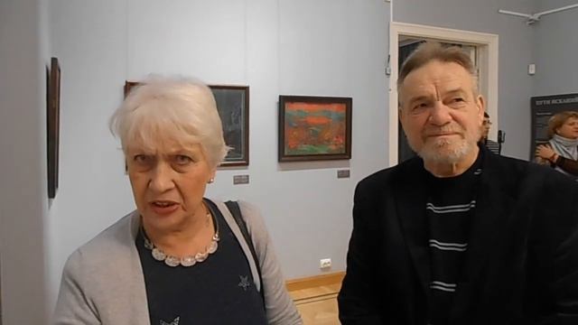 Наталья Тоотс и Владимир Надёжин об открытии выставки "Восхождение"