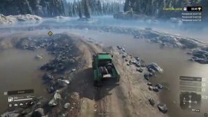 SnowRunner Состязание Короткий заезд за 1:33 на International Loadstar 1700