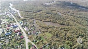 Уровень воды в реке Большой Воровской в районе села Соболево начал снижаться