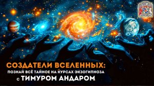 Создатели Вселенных: познай всё тайное на курсах экзогипноза с Тимуром Андаром