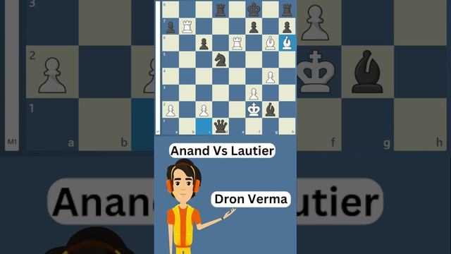 Vishy Anand Vs Joel Lautier | Brilliant Move By Viswanathan Anand | Dron Verma