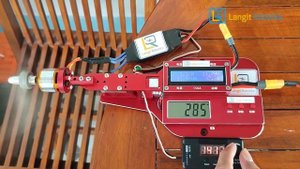 Motor Thrust Test Yellow A2212 1400kv 8x4 3s | Review Thrust Motor 2212 1400kv | Langit Robotika