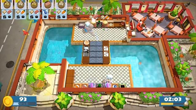 Overcooked 2 Surf n' Turf DLC Solo Kevin Level смотреть онлайн