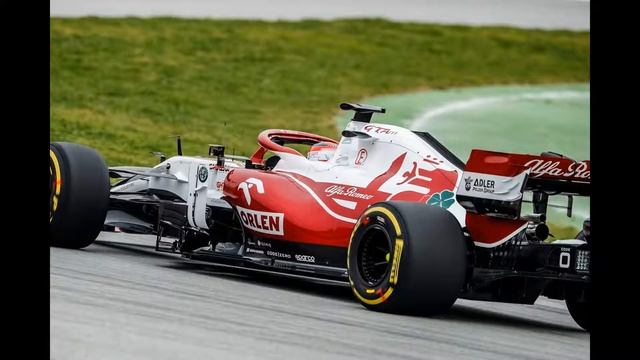 Обкат машины Alfa Romeo Racing C41 на трассе Барселона-Каталония смотреть онлайн