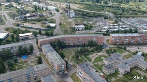 Полет над п. Рудничный, Кузбасс (июль 2020 г.)