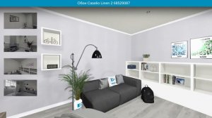 Обои Caselio Linen 2 68529087 в интерьере. визуализация и фото.
