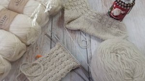 342 Вязальные новости. Покупка пряжи. Ализе Вултайм.Что на спицах... нетрудно догадаться.