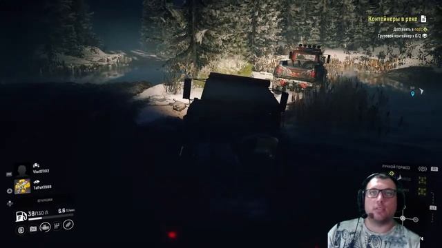 В грязи и снегу по уши➤ Игра симулятор бездорожья SnowRunner PS4➤ Стрим прохождение на PS4 Часть:#2
