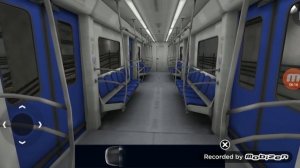 Симулятор метро 3D Режим пассажира. На зелёной ветки от Наицеальный музей до Ледовый дворец спорта