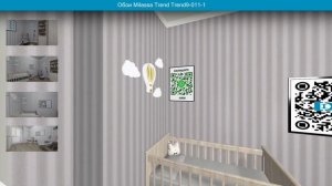Обои Milassa Trend Trend9-011/1  в интерьере. визуализация и фото.