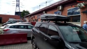 Тойота Фортунер (Toyota Fortuner) с автобоксом FARAD Koral 630 на перекладинах Turtle Air2