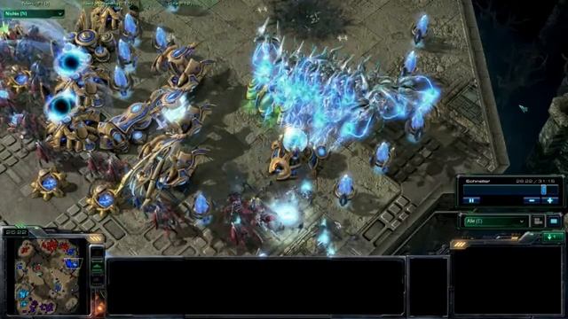 Starcraft 2 Great Void Ray attack by Bloodravenn смотреть онлайн